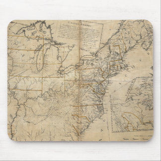 MAP: USA, 1783 MOUSE MAT