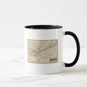Map Wabash Railway Mug
