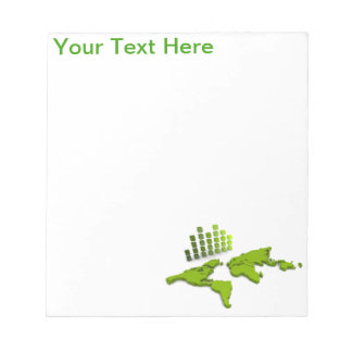 Map world notebook notepad