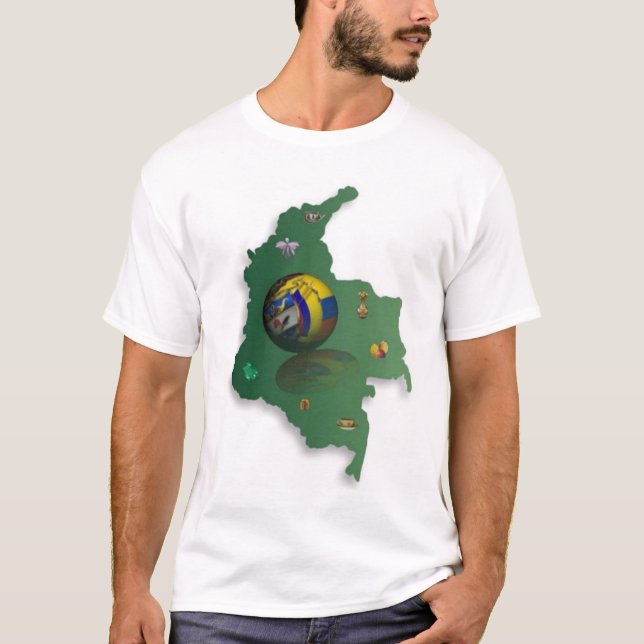 mapa-colombiacolor T-Shirt (Front)