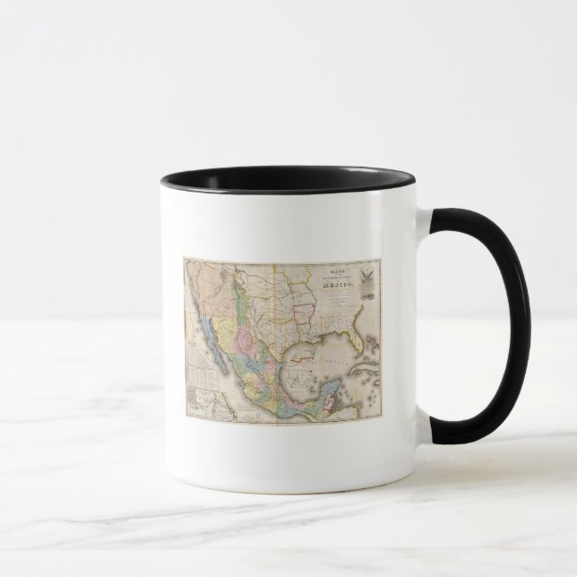 Mapa de los Estados Unidos De Mejico Mug (Right)