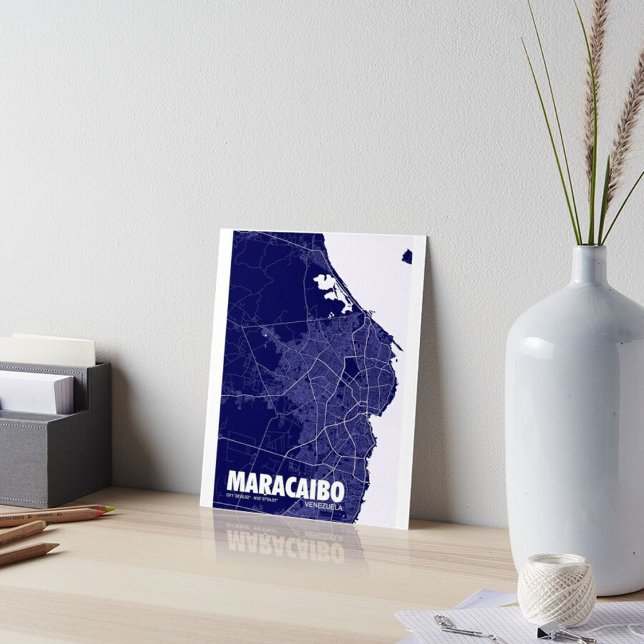 Mapa de Maracaibo - Venezuela Travel City Map Poster (Creator Uploaded)