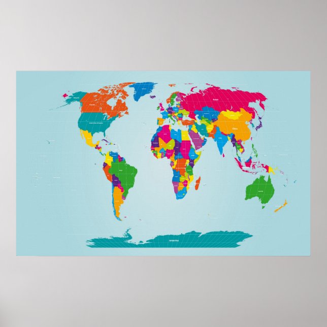 Mapf of the World Map Poster (Front)
