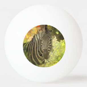 Mapified - Zebra Ping Pong Ball