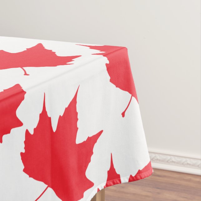 Maple autumn leaf tablecloth (In Situ)