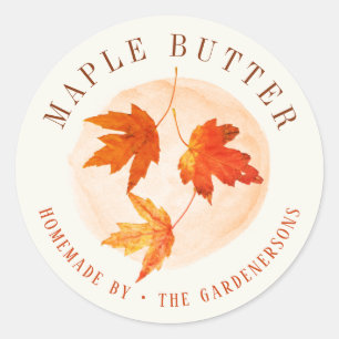 Maple Butter  Classic Round Sticker