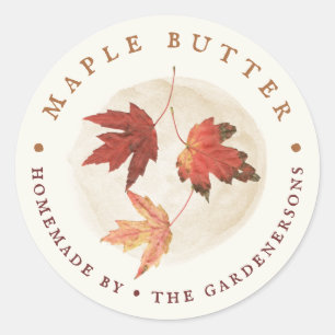 Maple Butter  Classic Round Sticker