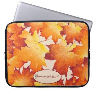 Maple Couple on a Laptop Sleeve