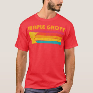 Maple Grove Minnesota Vintage Distressed Souvenir T-Shirt