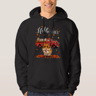 Maple Hamster Leaf Fall Autumn Red Truck Hoodie