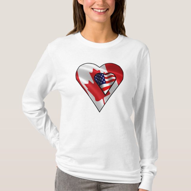 Maple Leaf American T-Shirt (Front)
