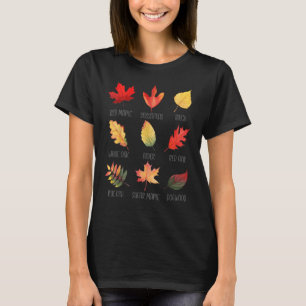 Maple Leaf Autumn Tree Orange Fall Leaves Season f T-Shirt
