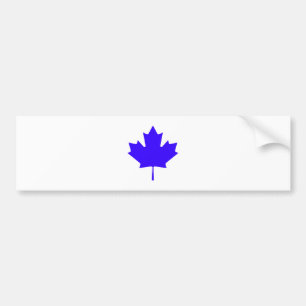 Maple Leaf BlueTransp The MUSEUM Zazzle Gifts Bumper Sticker