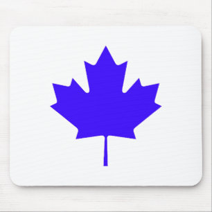 Maple Leaf BlueTransp The MUSEUM Zazzle Gifts Mouse Mat