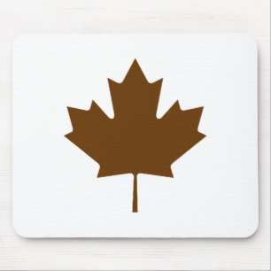 Maple Leaf BrownTransp The MUSEUM Zazzle Gifts Mouse Mat