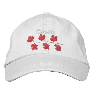 Maple Leaf Canada Embroidered Hat