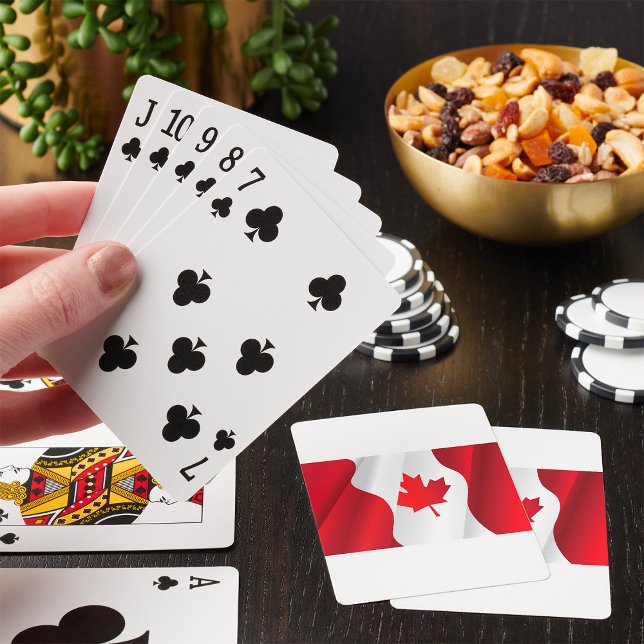 Maple Leaf Canada Flag Playing Cards (Creator Uploaded)