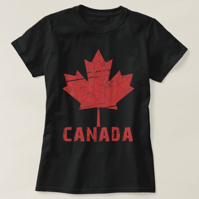 Maple Leaf Canadian Flag Canada Day 2022.png T-Shirt (Design Front)
