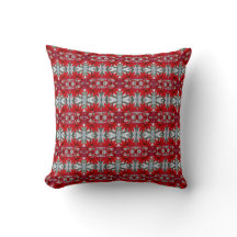Maple Leaf Cotton Throw Pillow