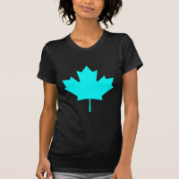 Maple Leaf CyanTransp The MUSEUM Zazzle Gifts