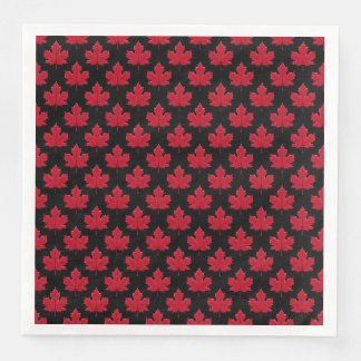 Maple Leaf Design Napkin
