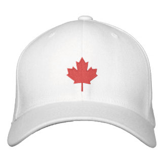 Maple Leaf Embroidered Hat