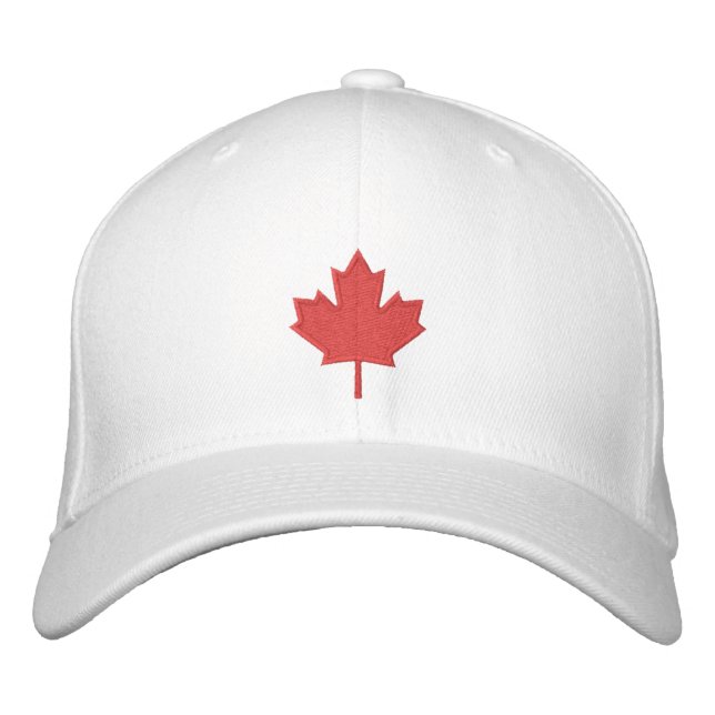 Maple Leaf Embroidered Hat (Front)