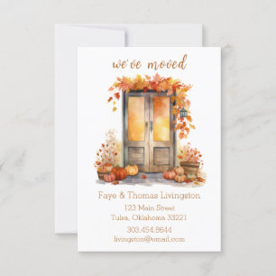 Maple Leaf Front Door, Moving Announcement