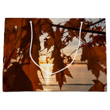 maple leaf gift bag