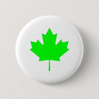 Maple Leaf Green LtTransp The MUSEUM Zazzle Gifts 6 Cm Round Badge
