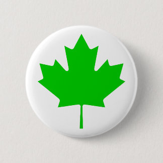 Maple Leaf Green Transp The MUSEUM Zazzle Gifts 6 Cm Round Badge