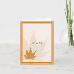 Maple Leaf Greeting Cards