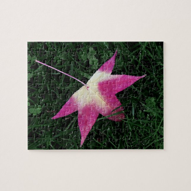 Maple Leaf Jigsaw Puzzle (Horizontal)