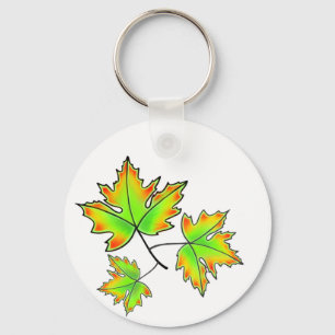 Maple Leaf Key Ring