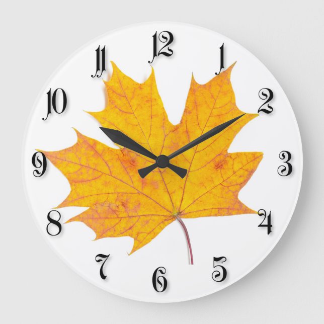 Maple leaf large clock (Front)