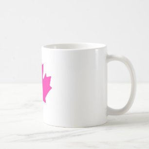 Maple Leaf MagentaTransp The MUSEUM Zazzle Gifts Coffee Mug