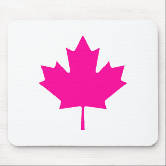 Maple Leaf MagentaTransp The MUSEUM Zazzle Gifts Mouse Mat