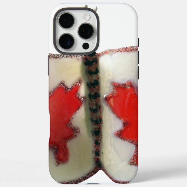 "Maple Leaf Monarch" Canadian Flag Butterfly  Case-Mate iPhone Case (Back)