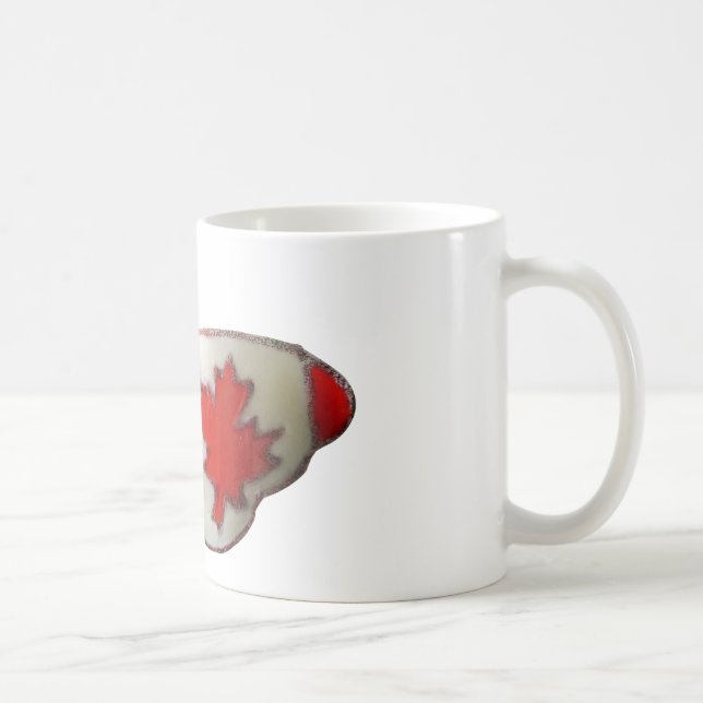 "Maple Leaf Monarch" Canadian Flag Butterfly  Coffee Mug (Right)