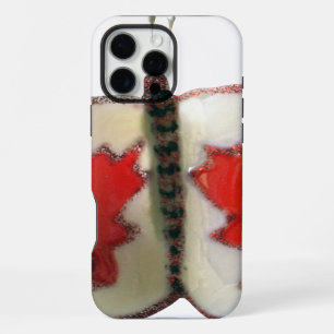 "Maple Leaf Monarch" Canadian Flag Butterfly iPhone 16 Pro Max Case