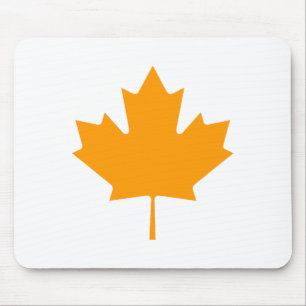 Maple Leaf OrangeTransp The MUSEUM Zazzle Gifts Mouse Mat