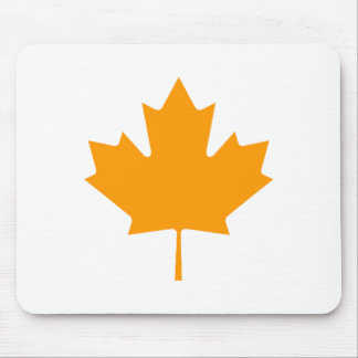 Maple Leaf OrangeTransp The MUSEUM Zazzle Gifts Mouse Mat