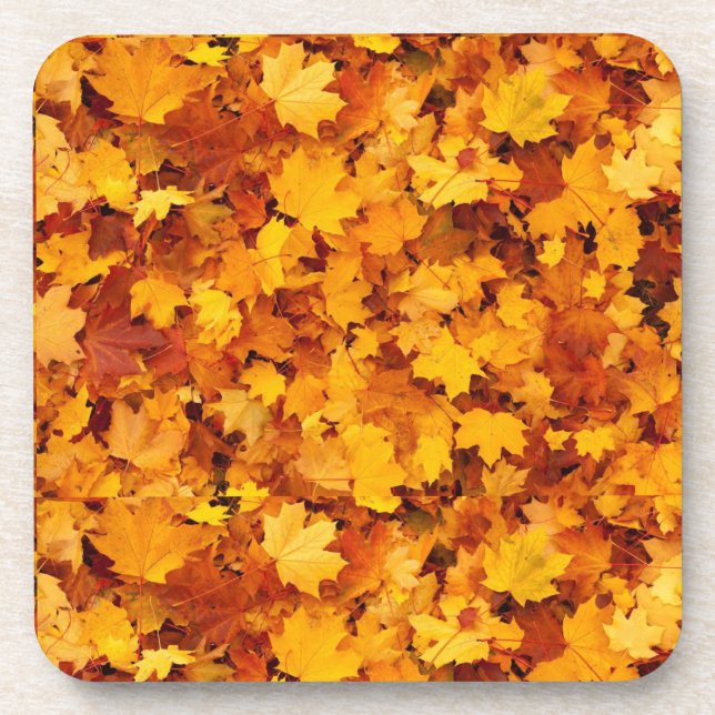 Maple Leaf Pattern-25877 Coaster (Front)
