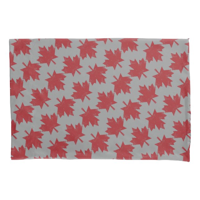 Maple Leaf Pattern Pillowcase (Front)