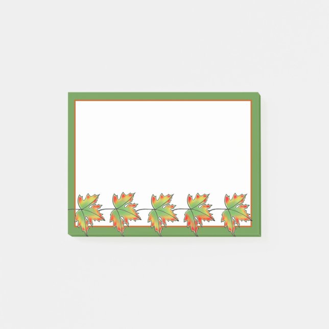 Maple Leaf Post-it Notes (Front)