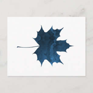 Maple leaf postcard