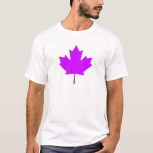 Maple Leaf PurpleTransp The MUSEUM Zazzle Gifts T-Shirt