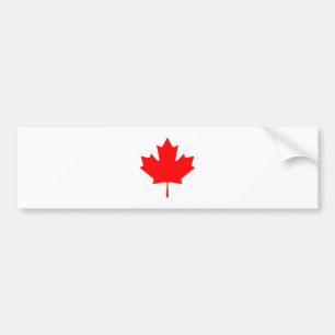Maple Leaf RedTransp The MUSEUM Zazzle Gifts Bumper Sticker