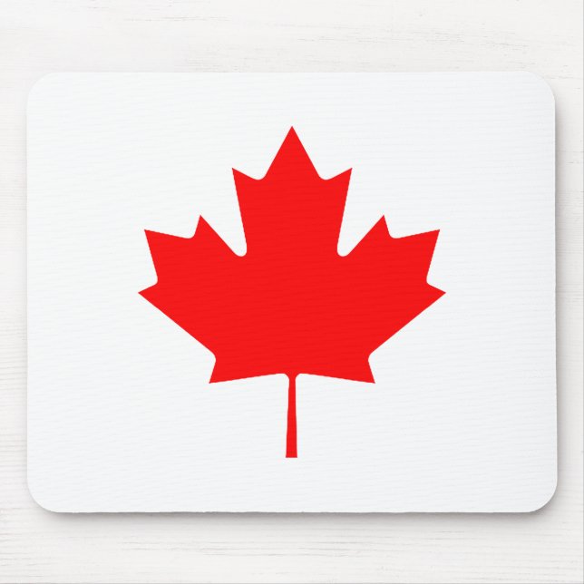 Maple Leaf RedTransp The MUSEUM Zazzle Gifts Mouse Mat (Front)