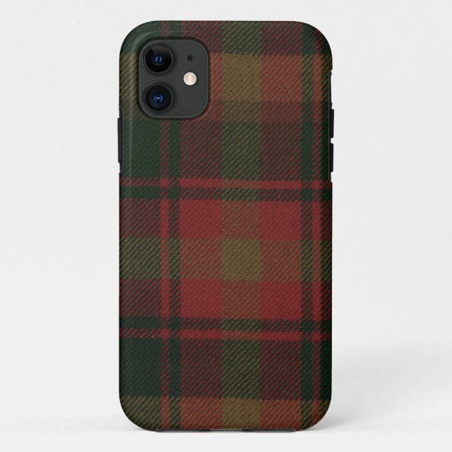 Maple Leaf Tartan iPhone 5 BARELY THERE Case (Back)